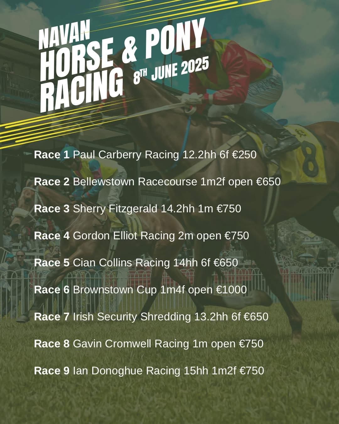 Navan Gears Up for a Thrilling Start to the 2025 Horse & Pony Racing Season